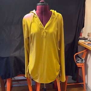 Yellow Women's Hoodie Top